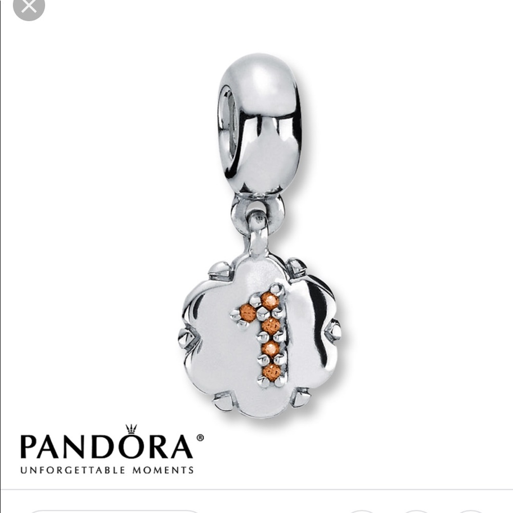 Pandora Number 1 Charm